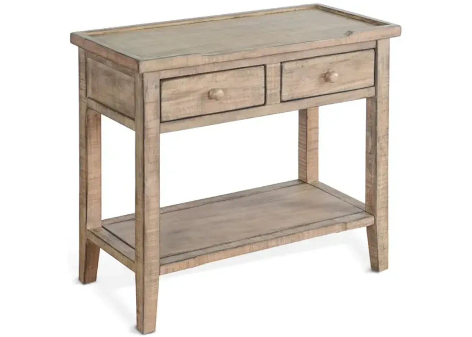 Marina 2 Drawer Entry Table - Beach Pebble