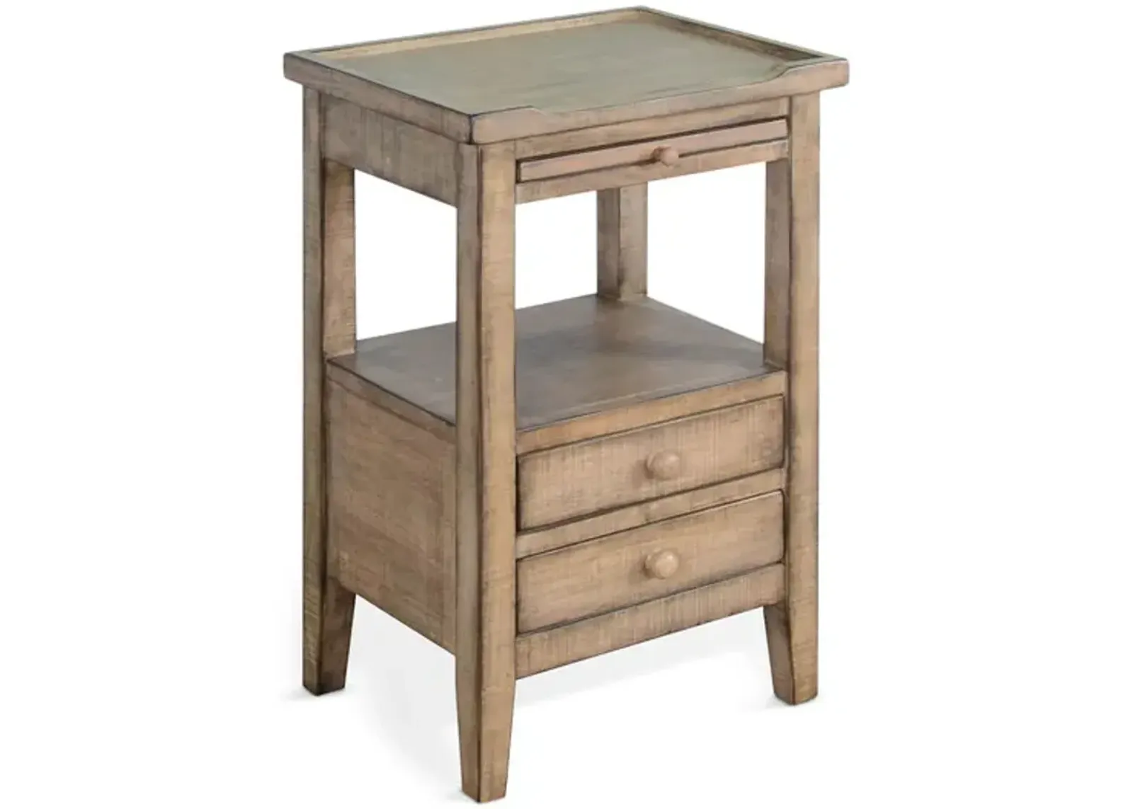 Marina 2 Drawer Side Table