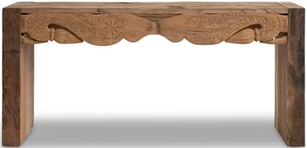 Handcarved Console Table