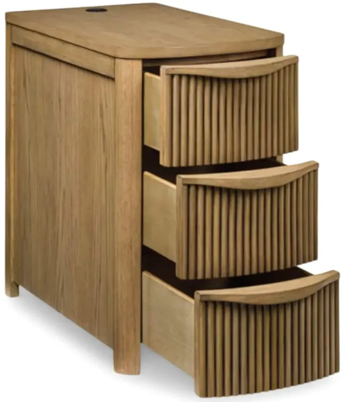 Arnold Chairside Table - Light Brown