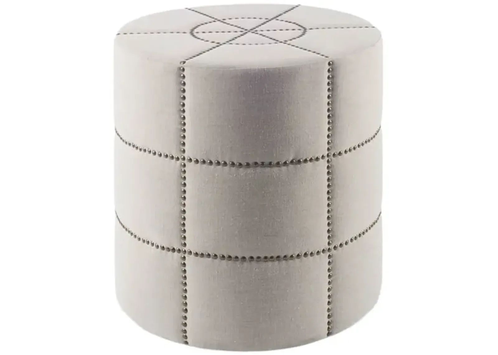 Beacon Pouf - Cream