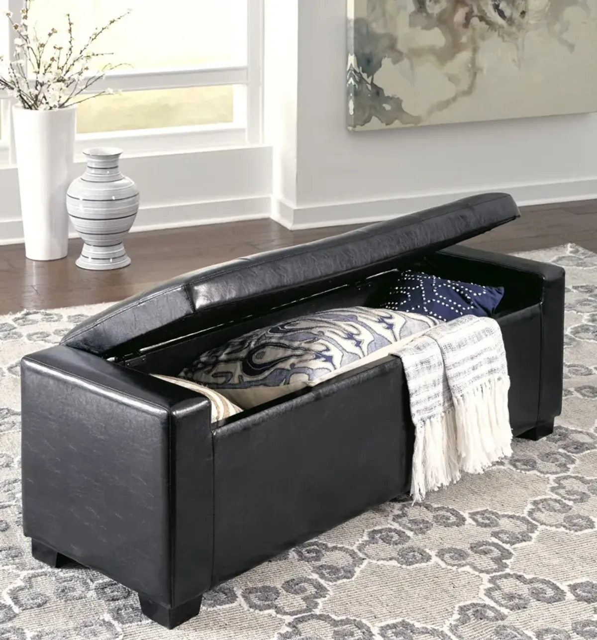 Bennet Upholstered Storage Bench