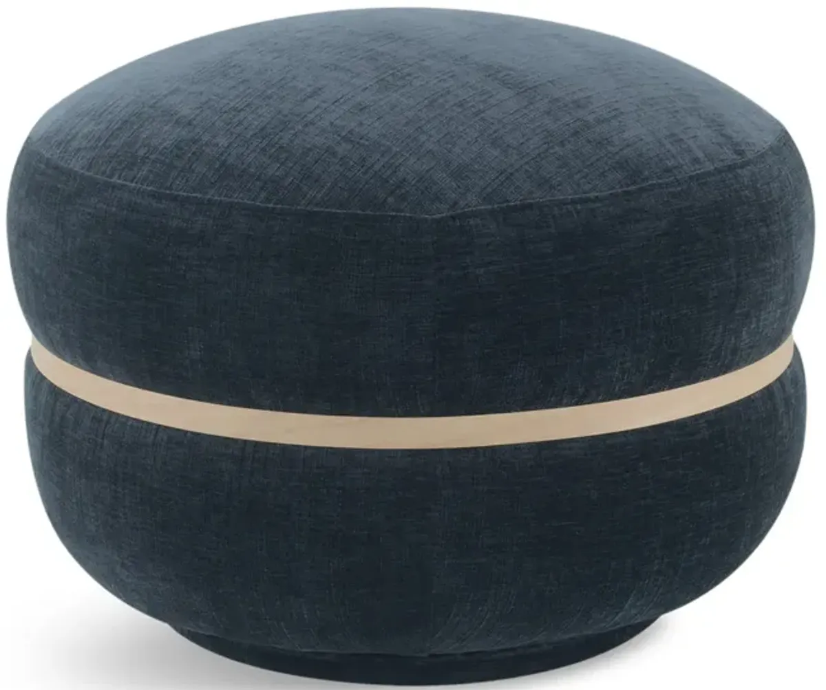 Contessa Swivel Ottoman - Ebony