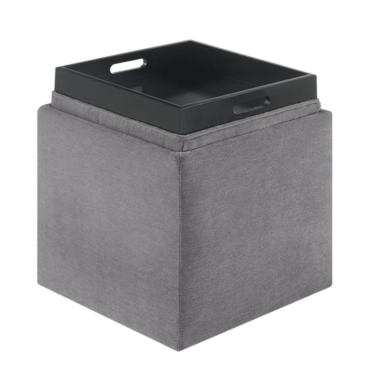 Owen Tray Ottoman - Grey