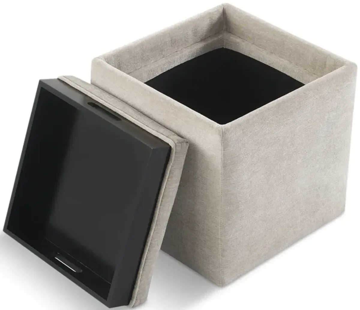 Owen Tray Ottoman - Beige