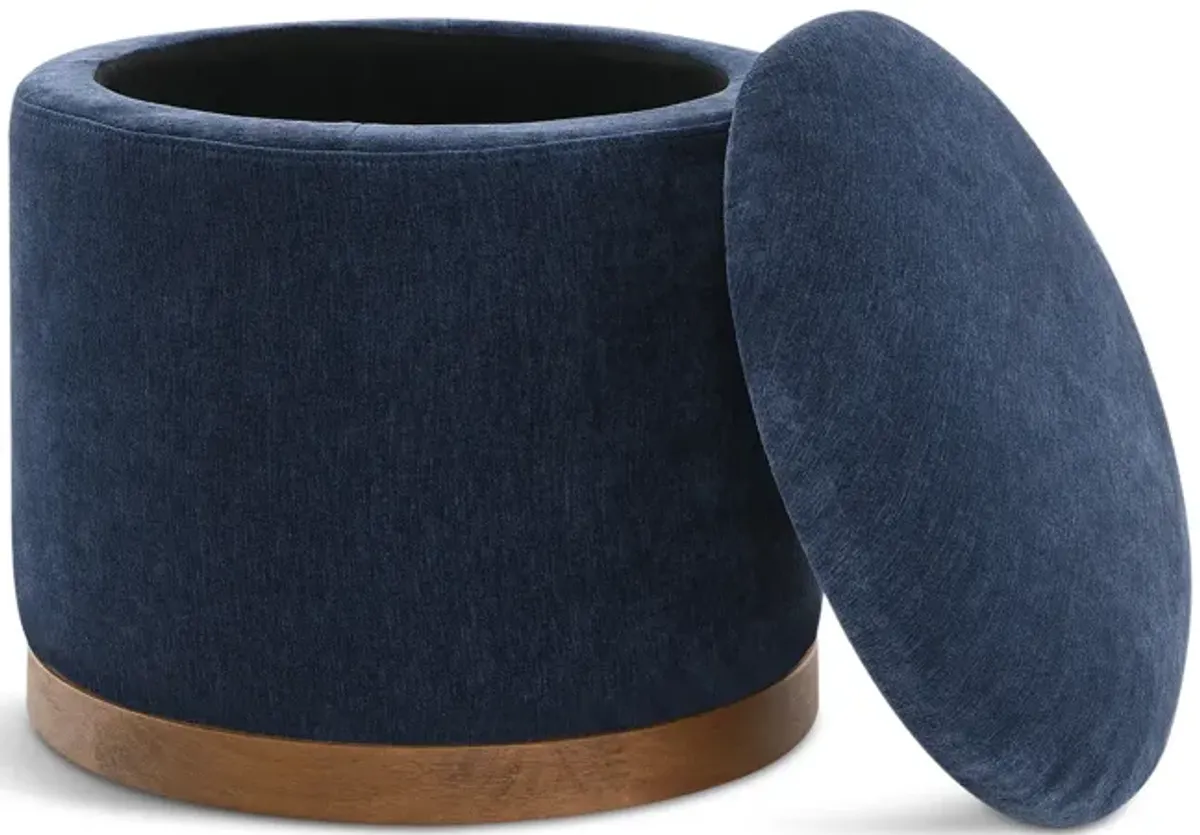Swivel Storage Ottoman