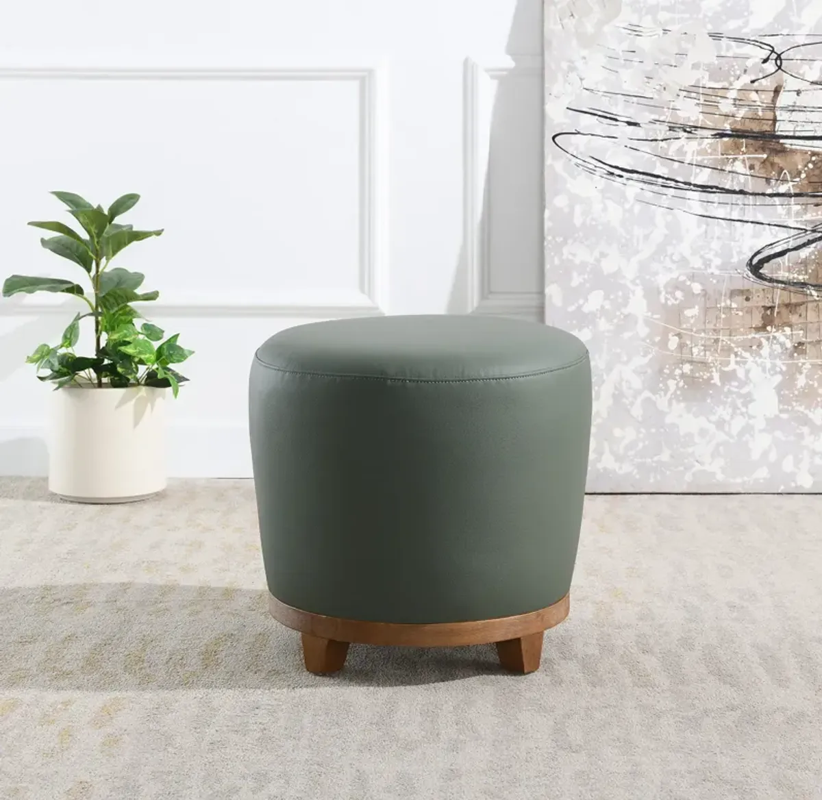 Swivel Ottoman