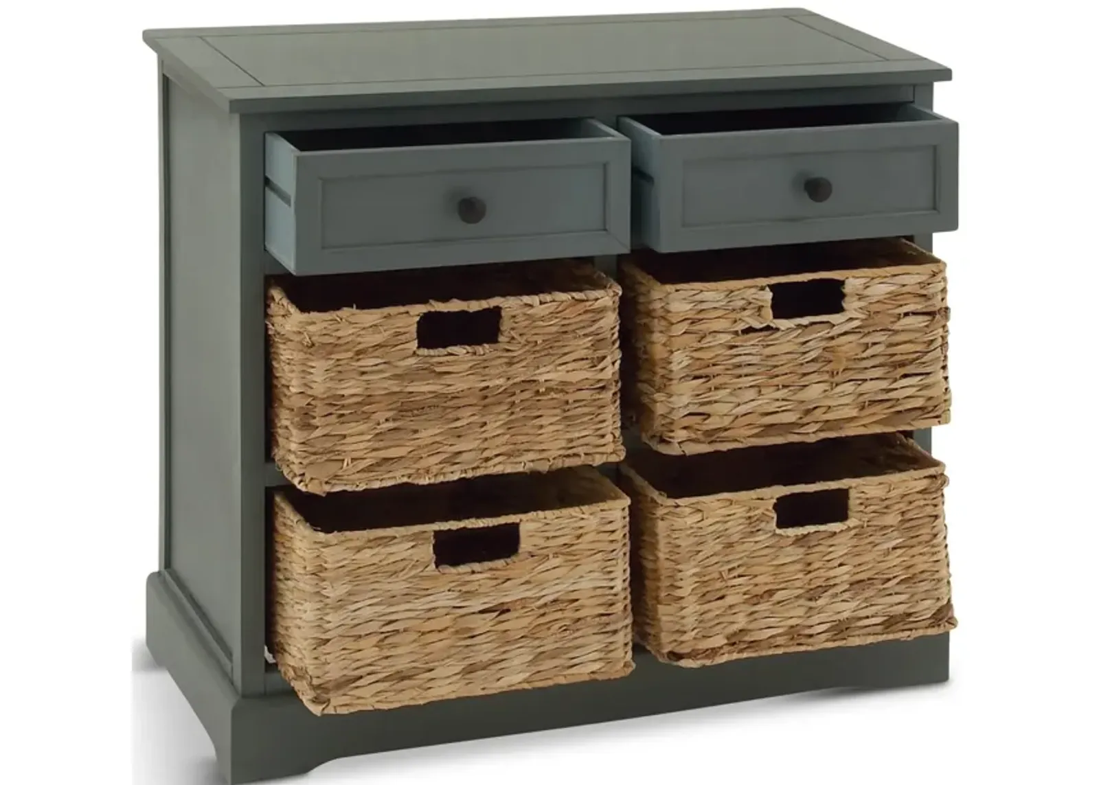 Wicker 4 Basket Chest