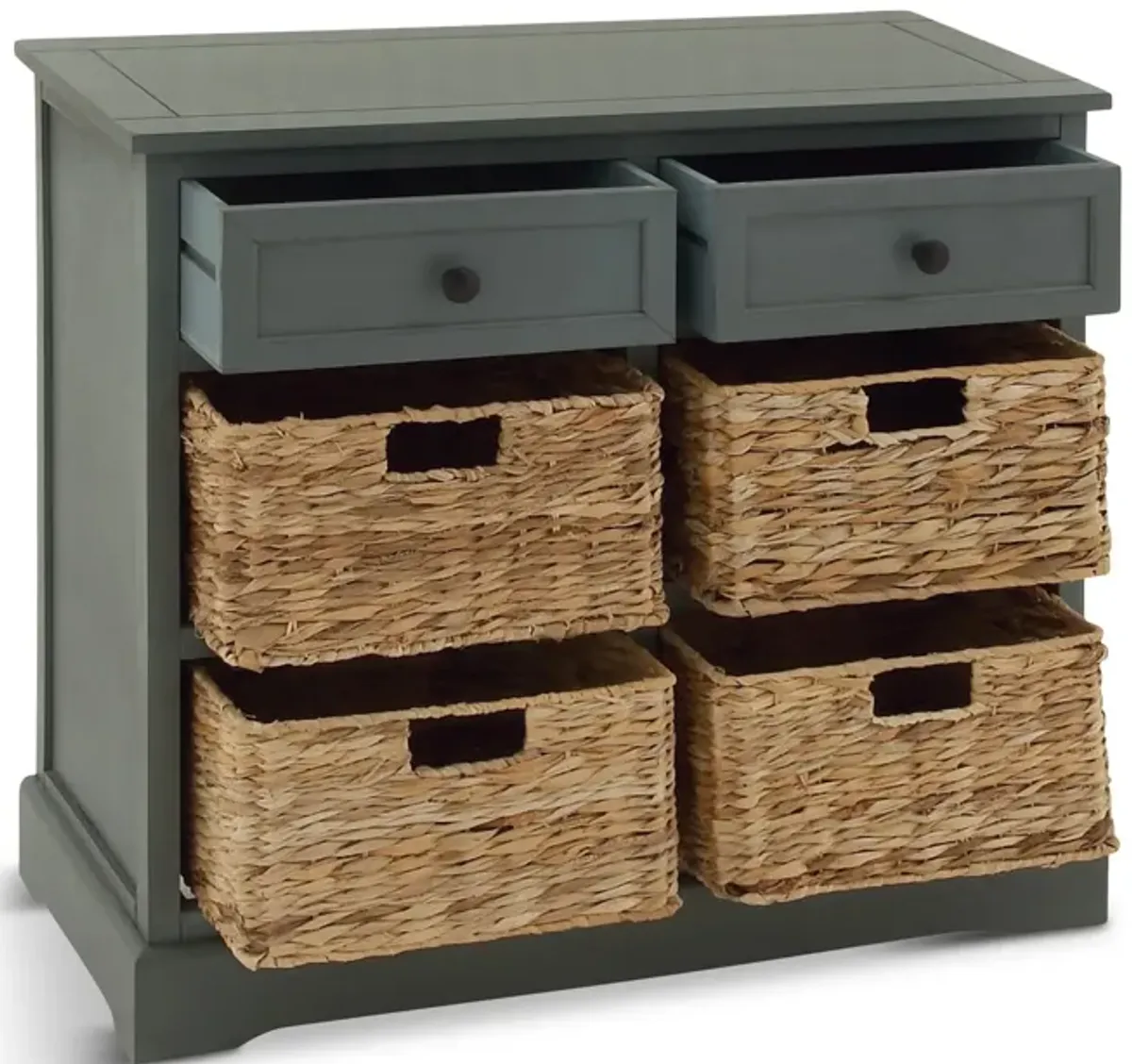 Wicker 4 Basket Chest