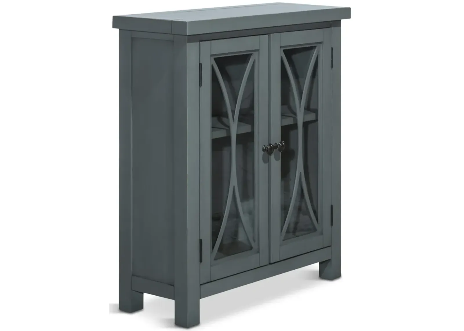 Bayside 2 Door Console - Robins Egg Blue