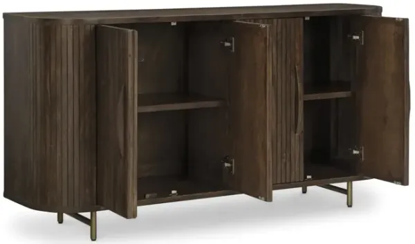 Mickey Fluted Accent Cabinet