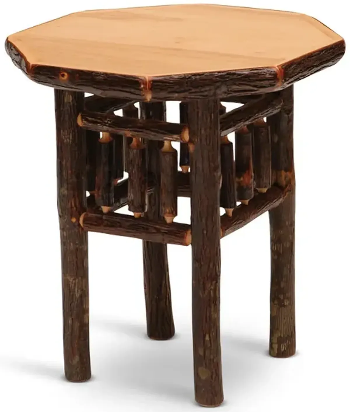 Hickory Octagonal End Table