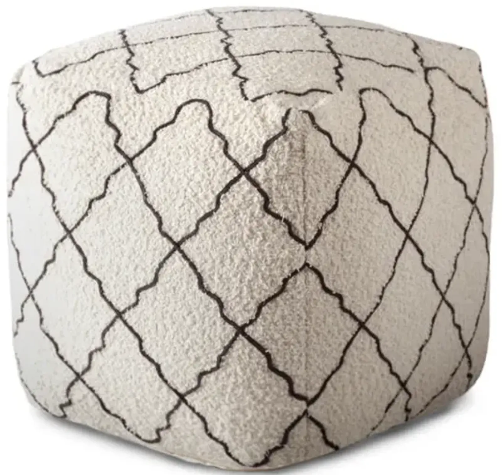 Lattice Desgn Pouf