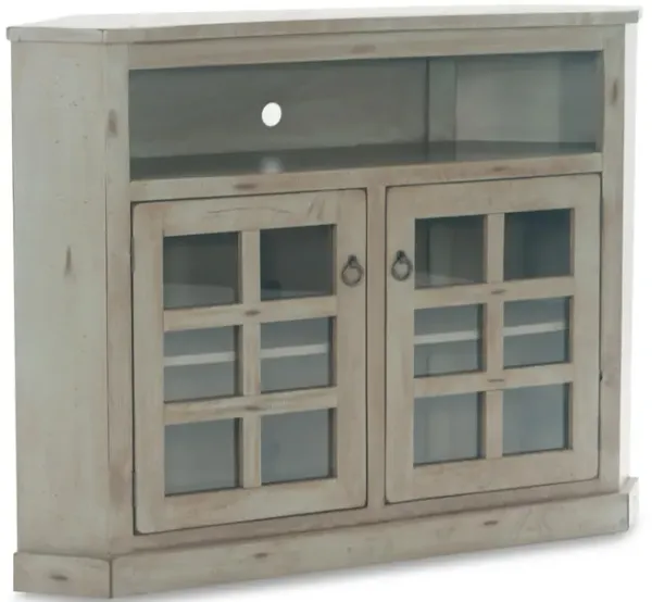Rustic Tall Corner Console