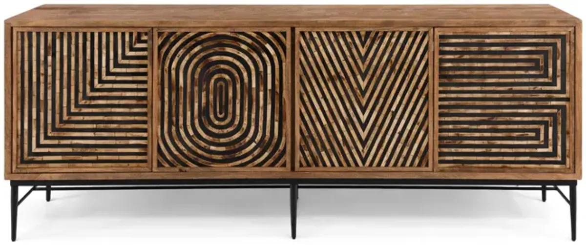 Love 80  Media Credenza