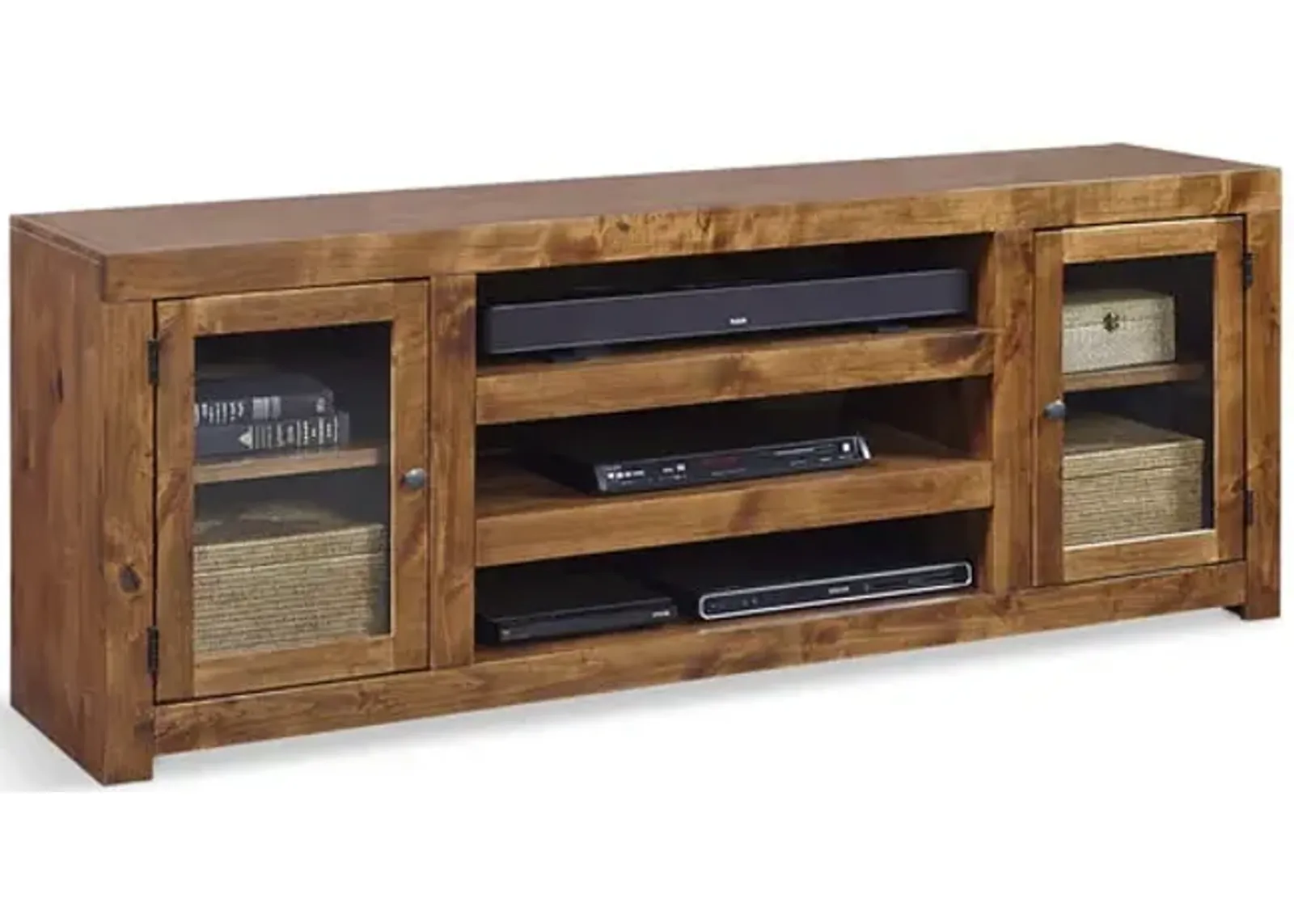 Equinox 72  Media Console - Tobacco