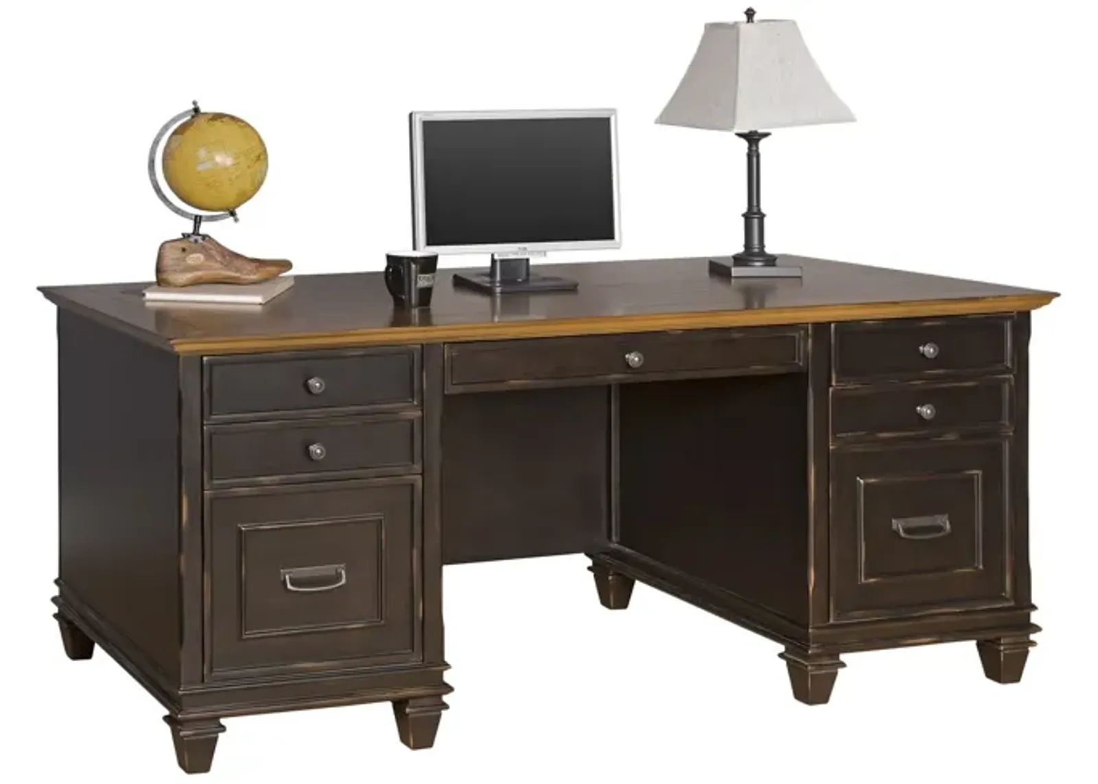 Astoria Black Executive Desk