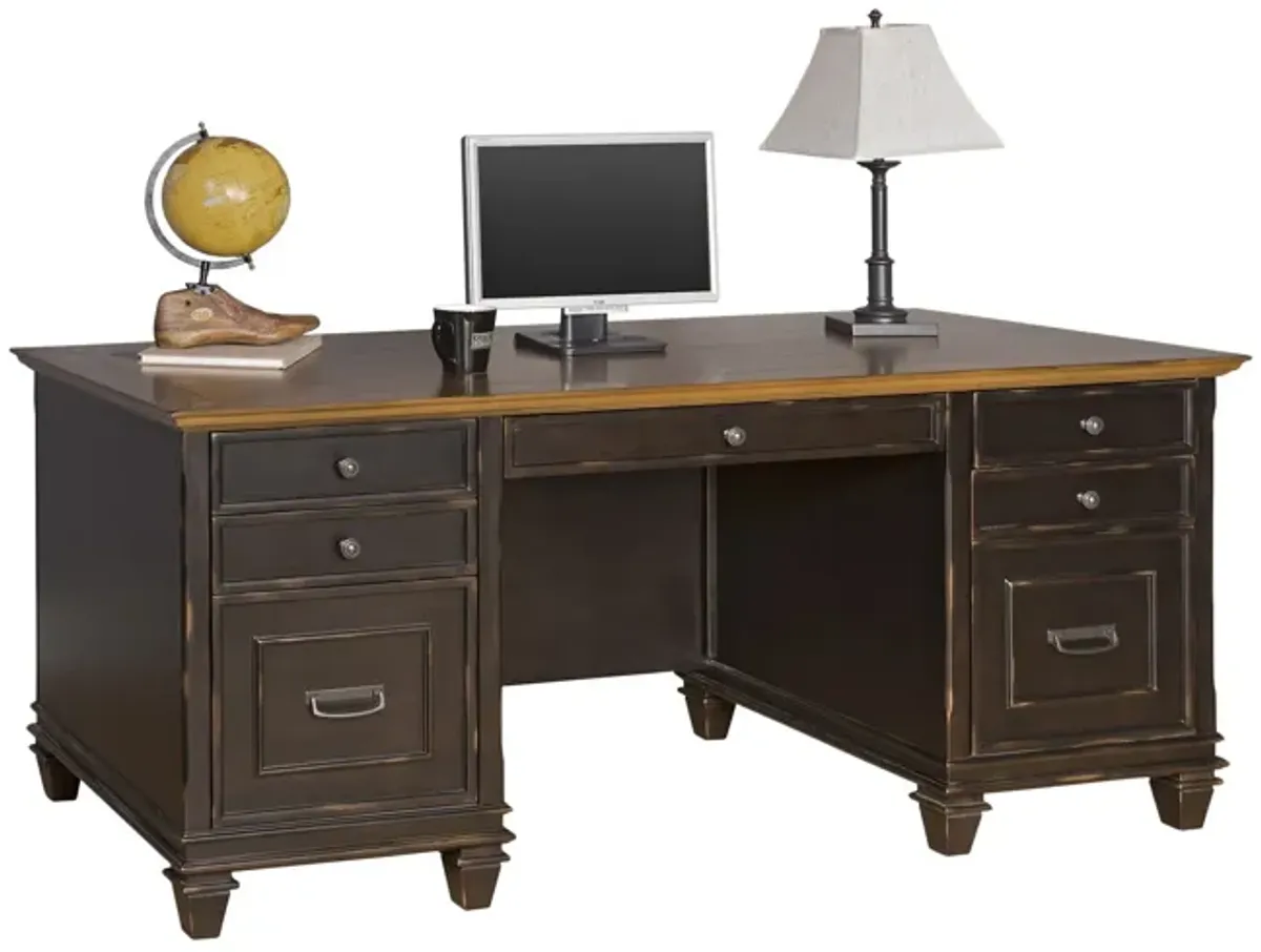 Astoria Black Executive Desk