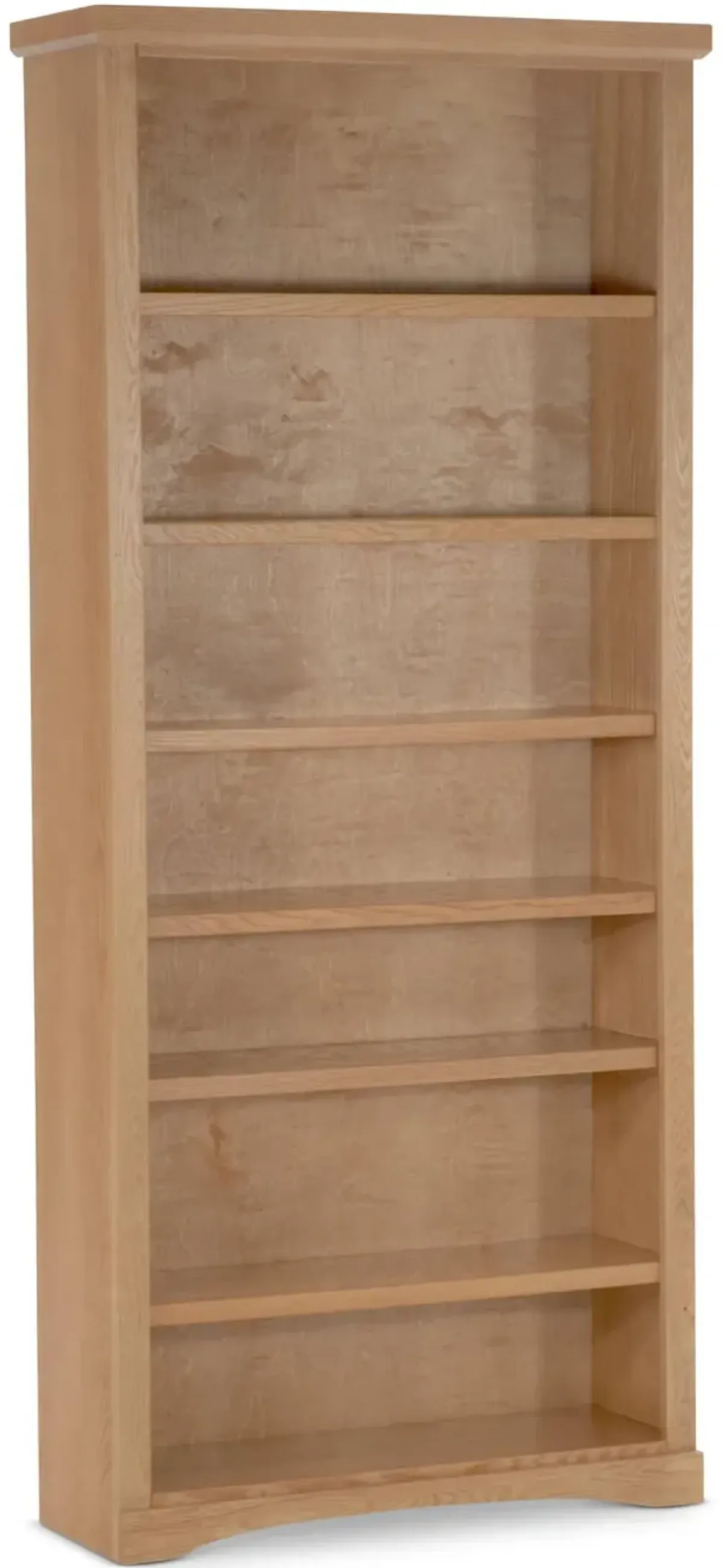 Traditional Oak Bookcase - 36  x 84 