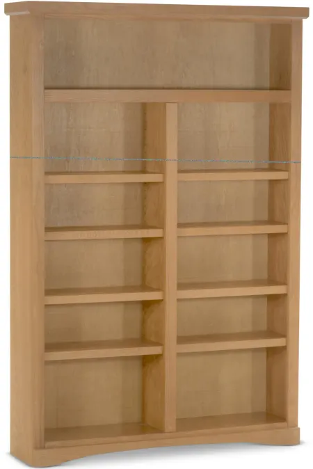 Traditional Oak Bookcase - 48  x 72 