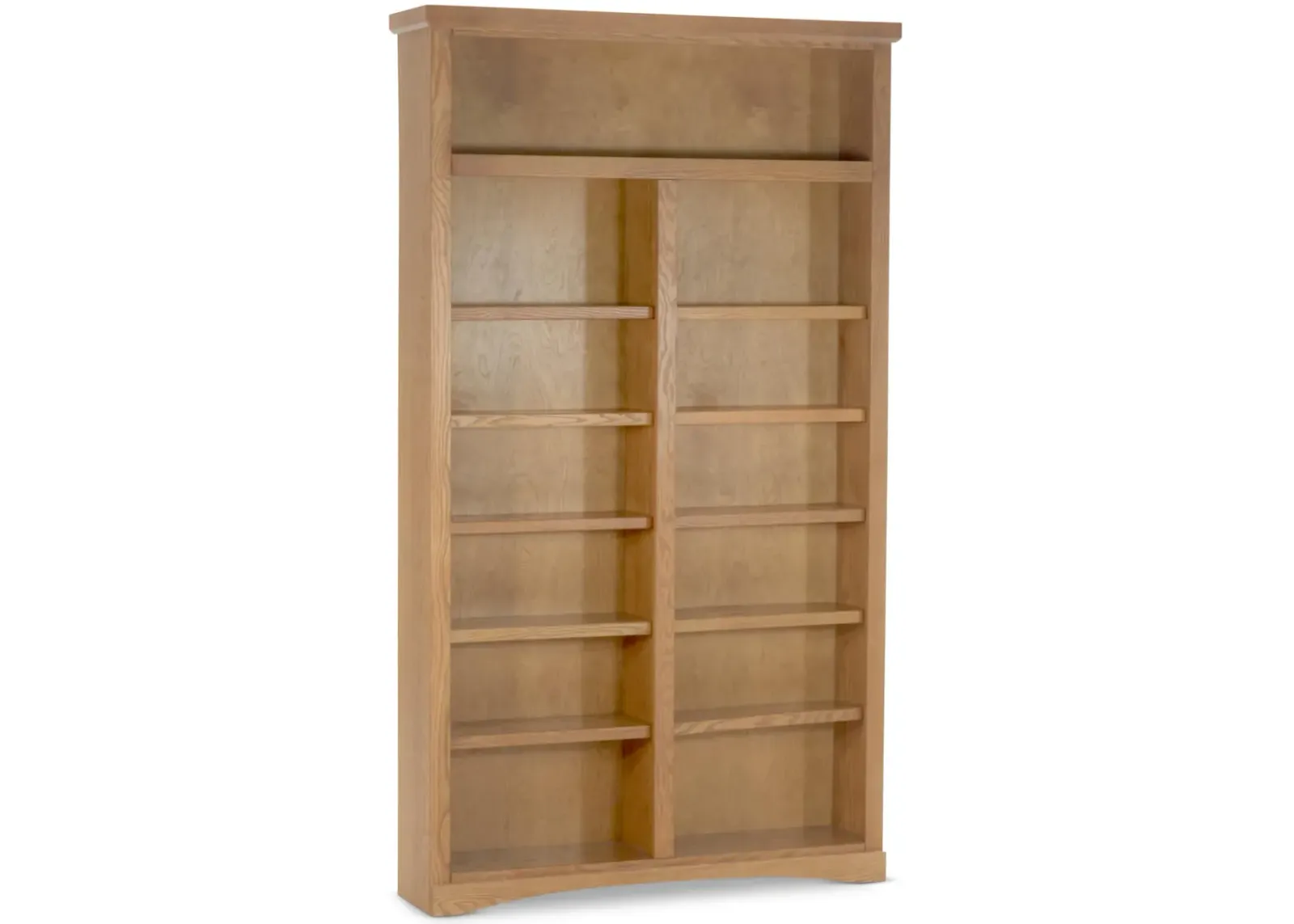 Traditional Oak Bookcase - 48  x 84 