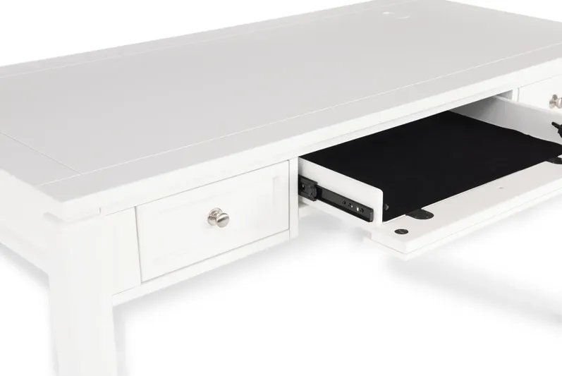 Boca White Writing Desk