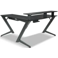 Level Up Gaming Desk With Return And Bluetooth Lighting