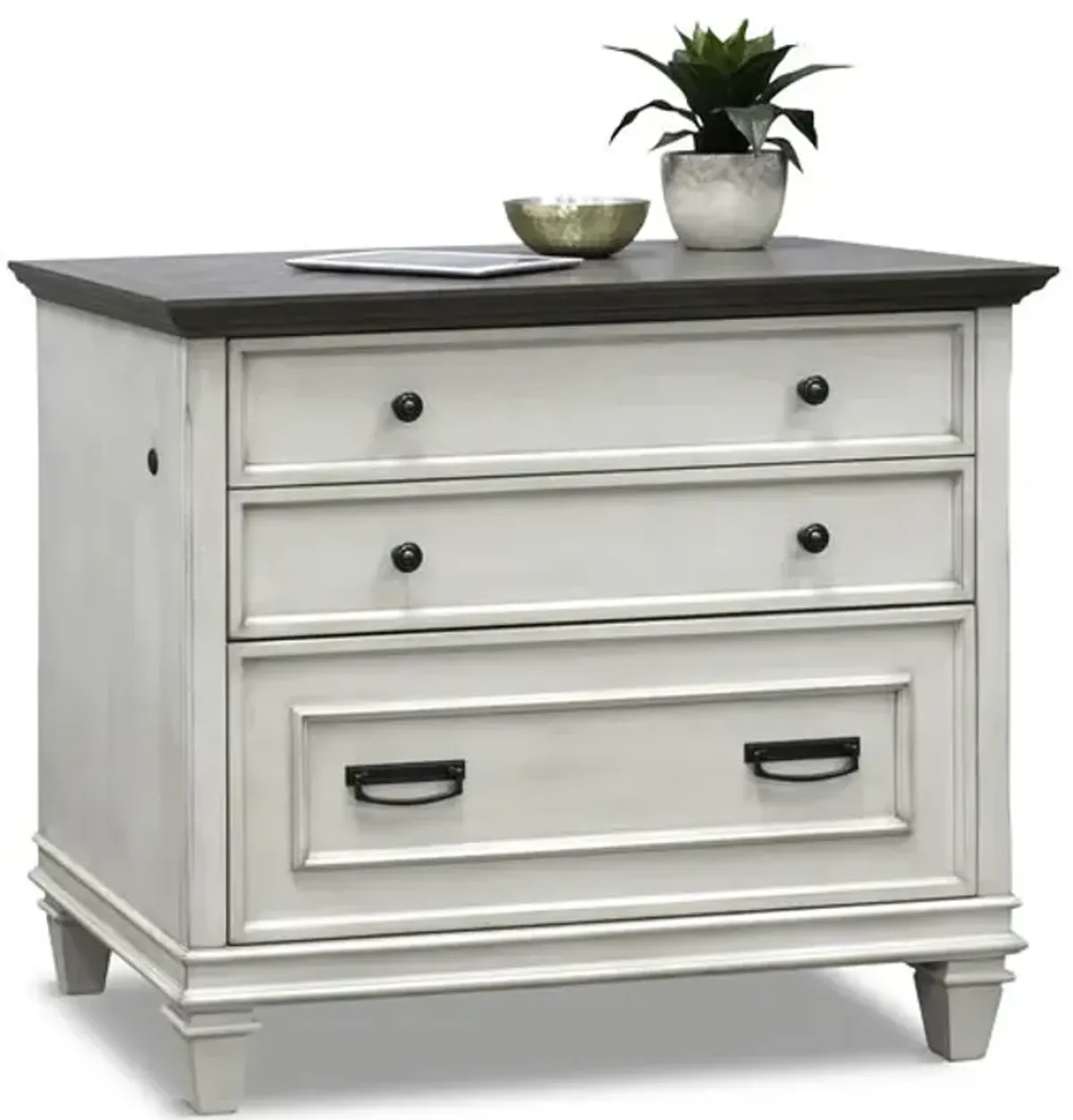 Astoria white Lateral File Cabinet