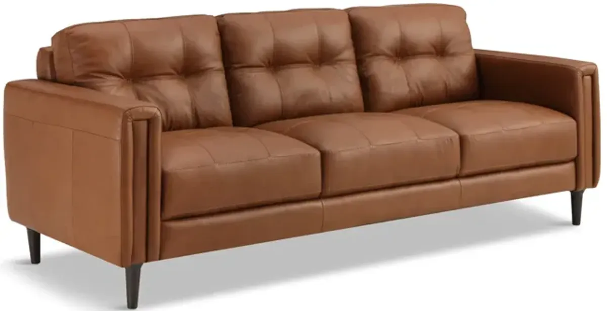 Ollie Leather Sofa