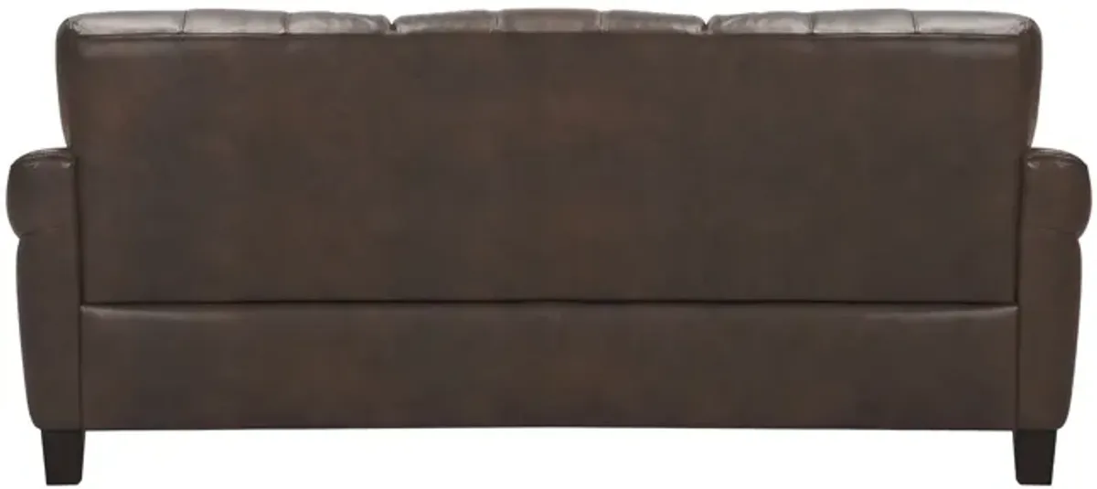 Madden Leather Sofa - Tobacco