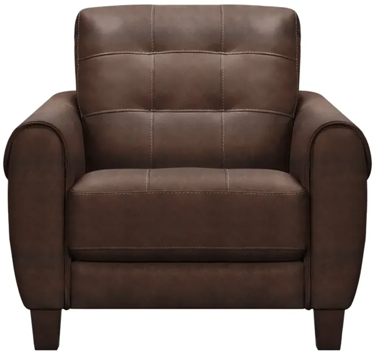 Madden Leather Chair - Tobacco