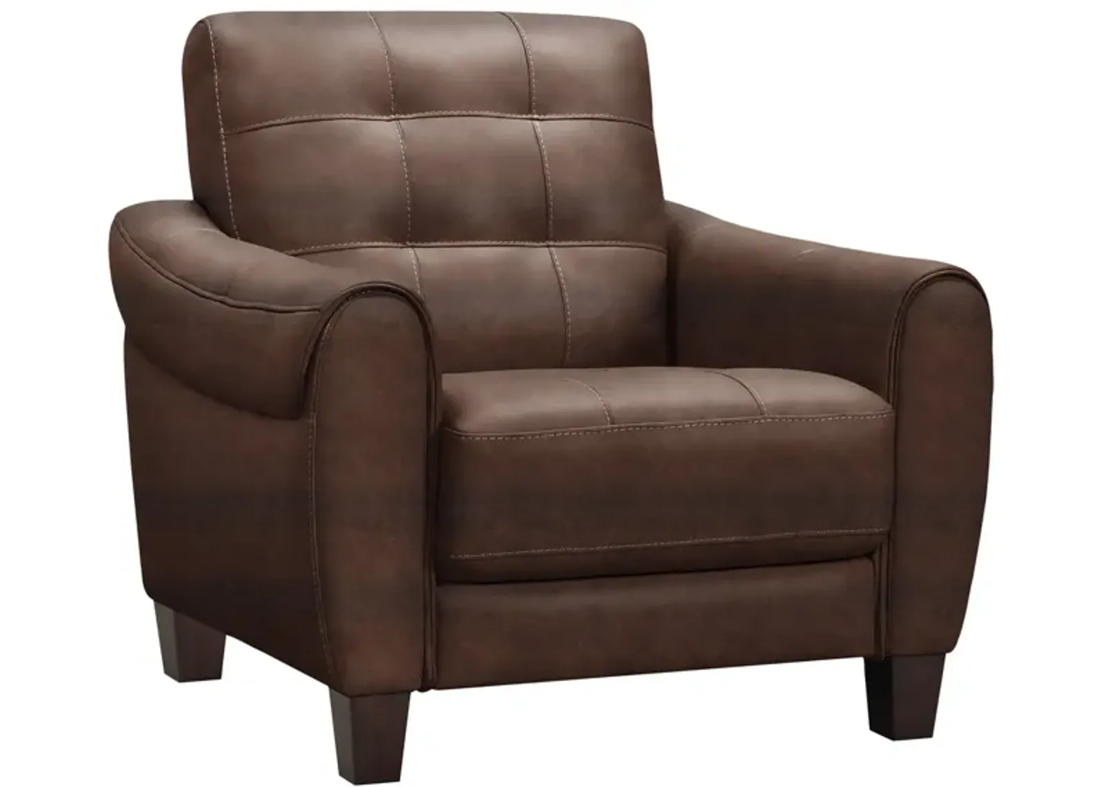 Madden Leather Chair - Tobacco