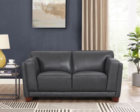 Remy Leather Loveseat