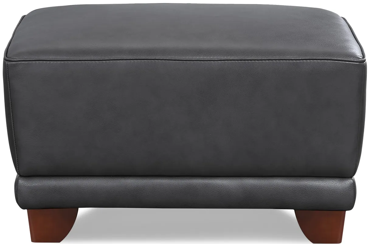Remy Leather Ottoman