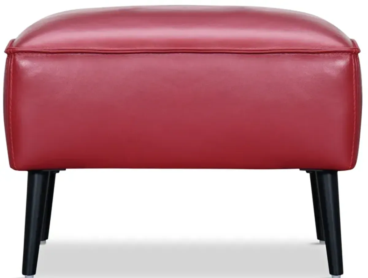 Quinn Leather Ottoman