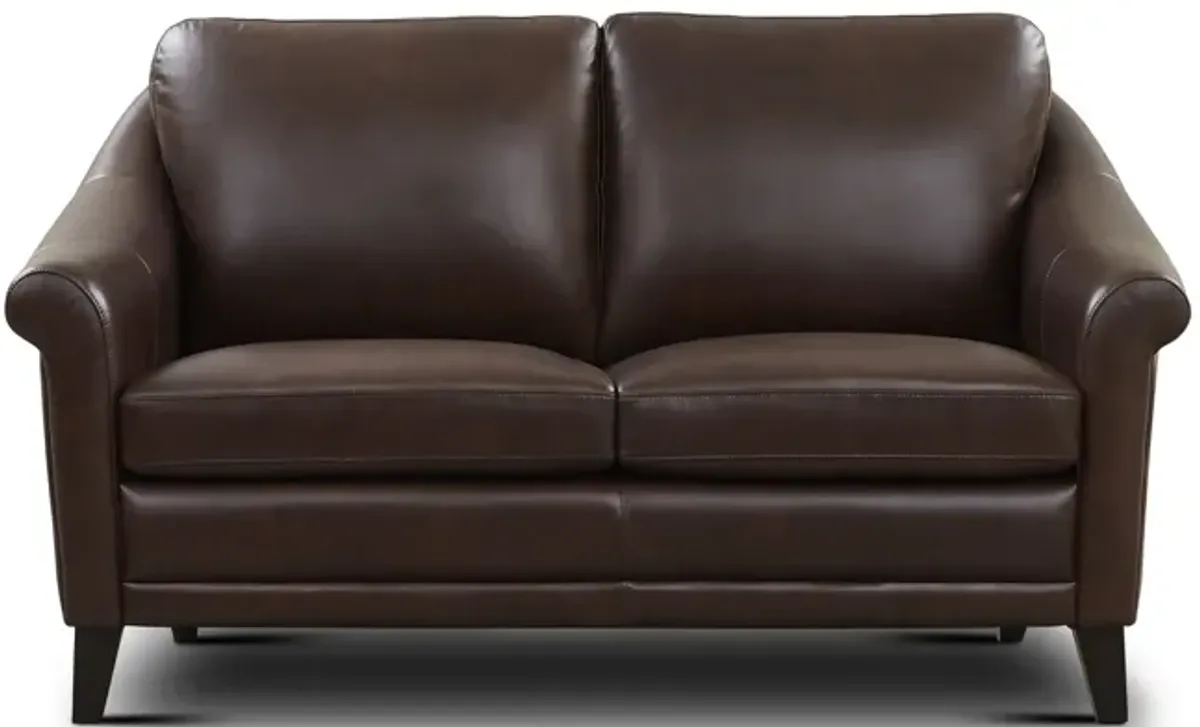 Walter Leather Loveseat