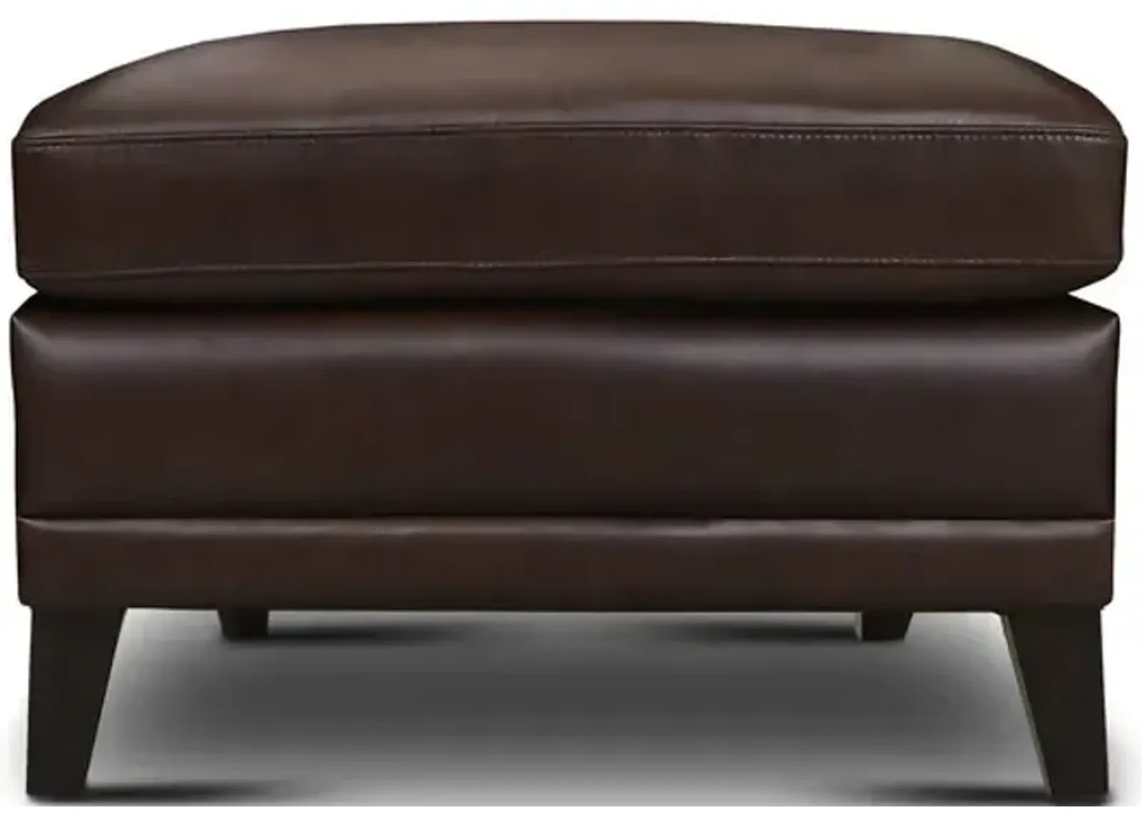 Walter Leather Ottoman