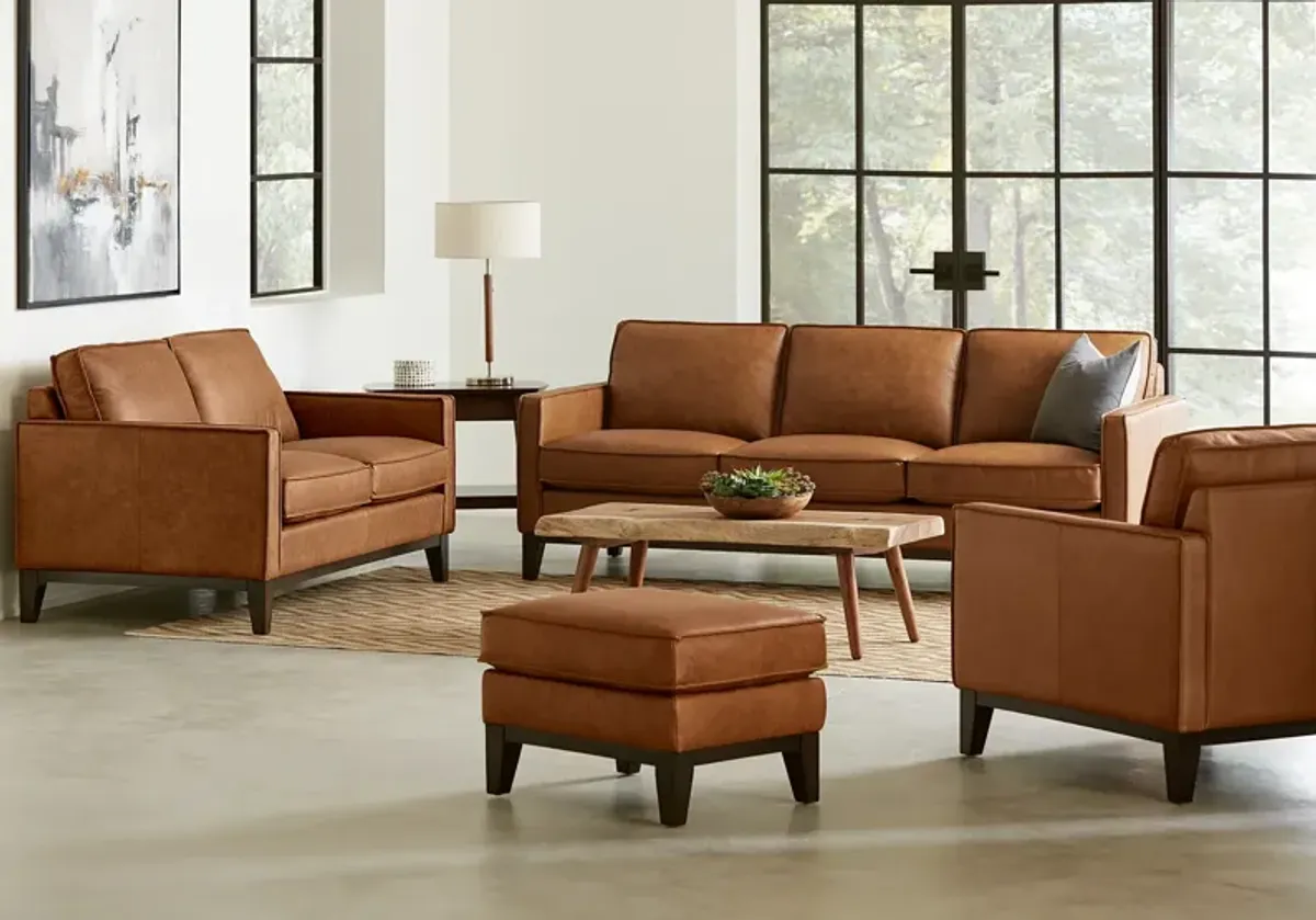 Thorpe III Leather Sofa