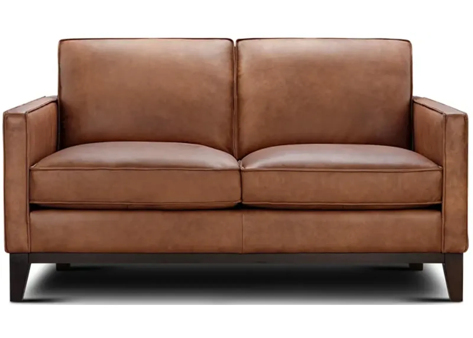 Thorpe III Leather Loveseat