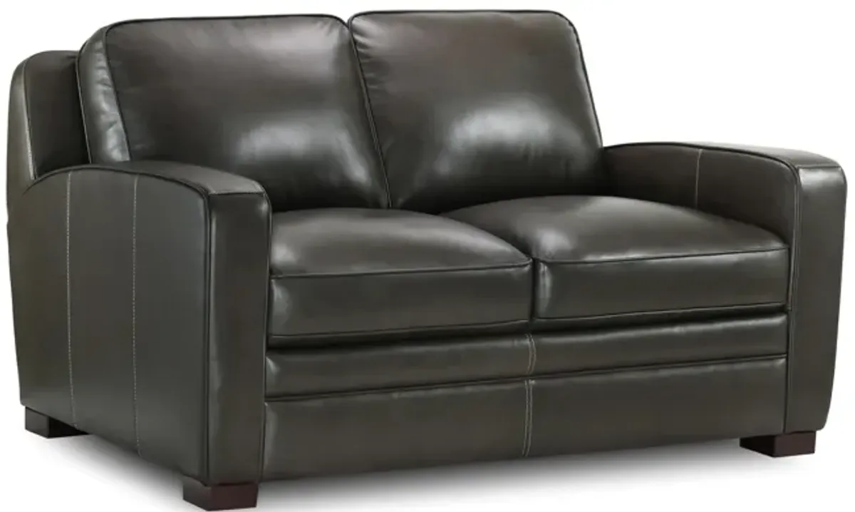 Louis Leather Loveseat