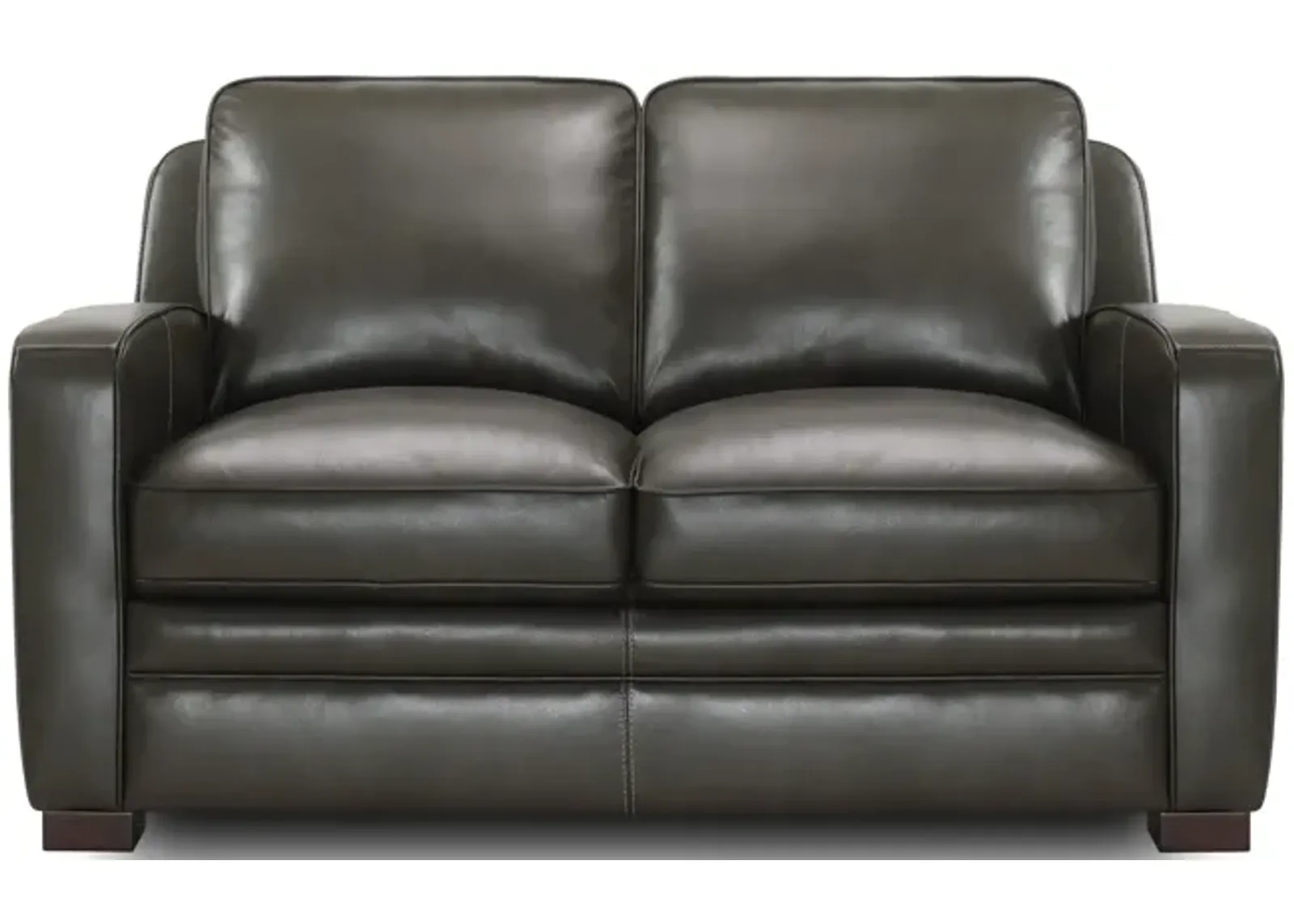 Louis Leather Loveseat