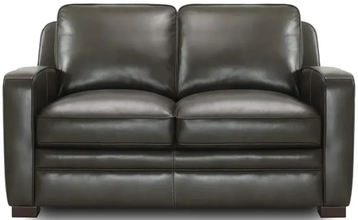 Louis Leather Loveseat