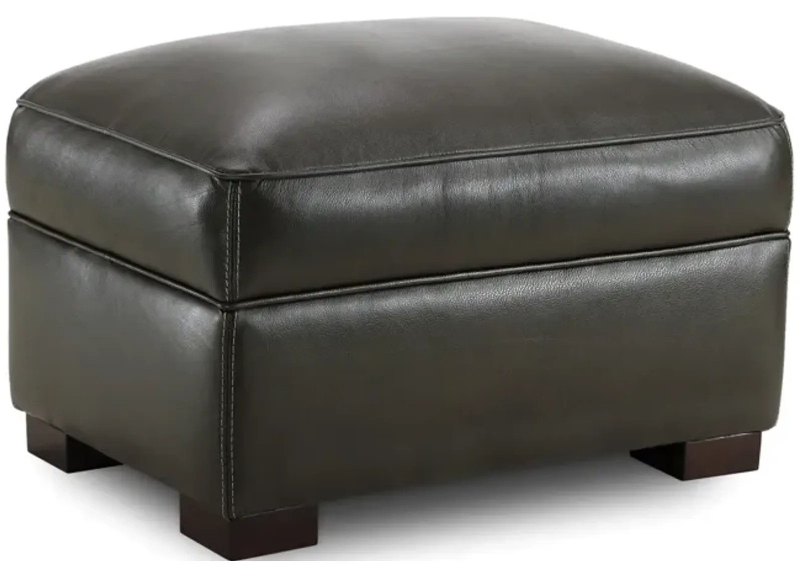 Louis Leather Ottoman