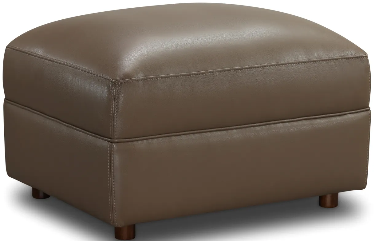 Beck Leather Ottoman