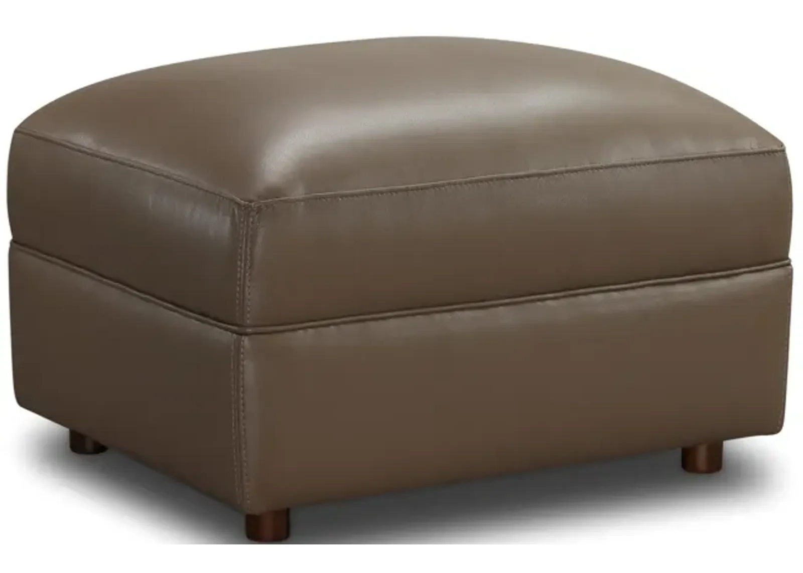 Beck Leather Ottoman