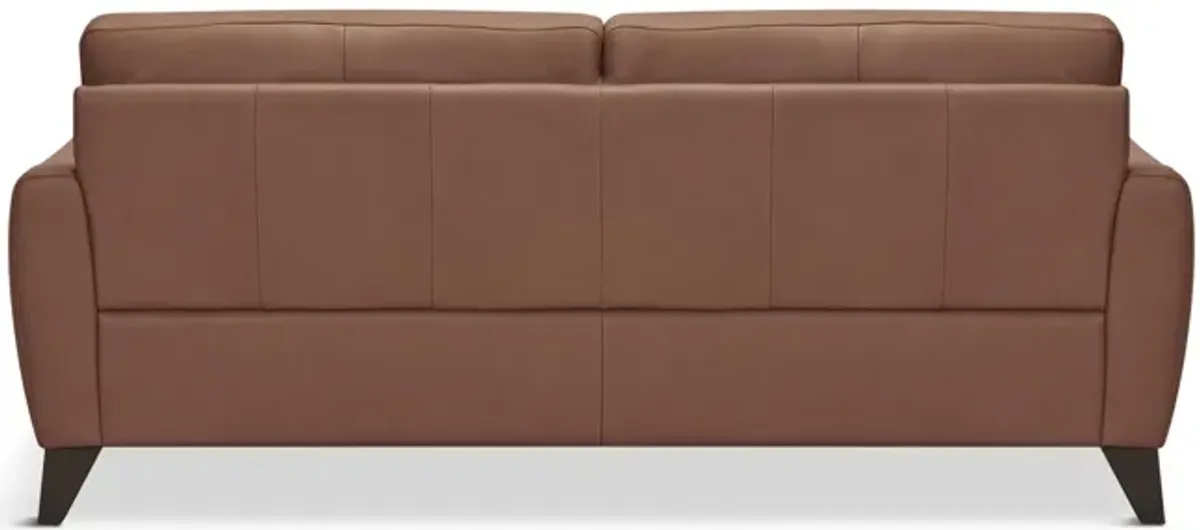 Trifle Leather Sofa - Caramel