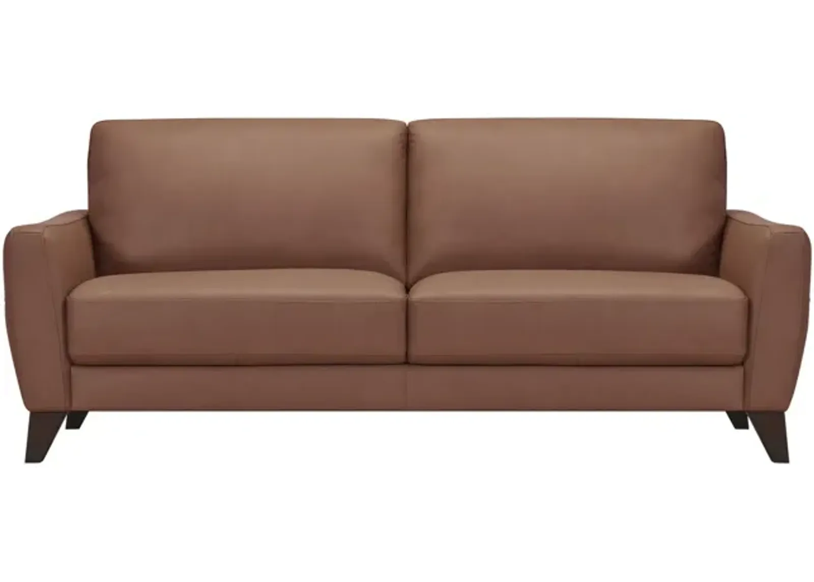 Trifle Leather Sofa - Caramel