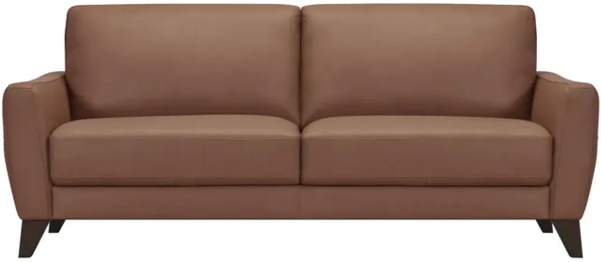 Trifle Leather Sofa - Caramel