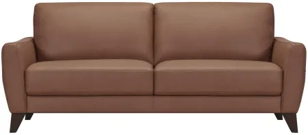 Trifle Leather Sofa - Caramel