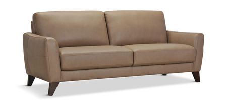 Trifle Leather Sofa - Stone